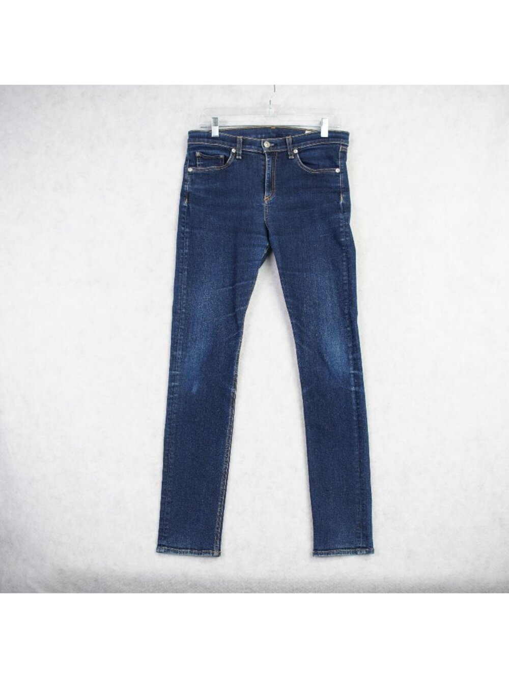 Rag & Bone Womens High Rise Skinny Jeans Size 31x30 Blue Denim Stretch EUC